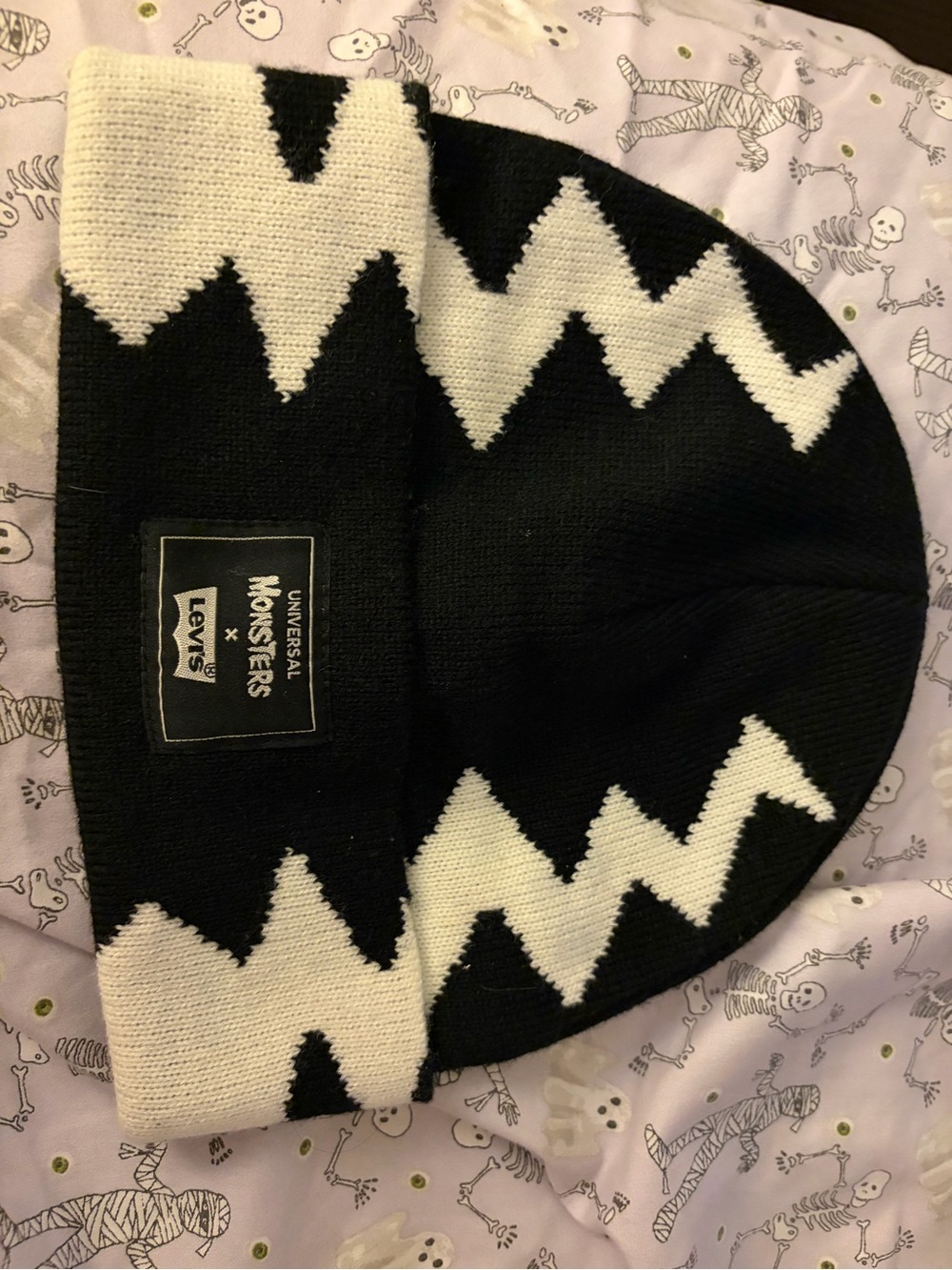 Levi's x Universal Monsters Bride of Frankenstein Knit Beanie